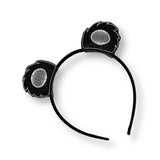 Panda Glitter Ears Headband Slider Felties - Eliza Henri
