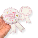 Rosette Blank Embroidered Feltie Badges - Eliza Henri