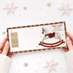 Printed Tickets/Vouchers- Traditional Christmas Rocking Horse - Eliza Henri