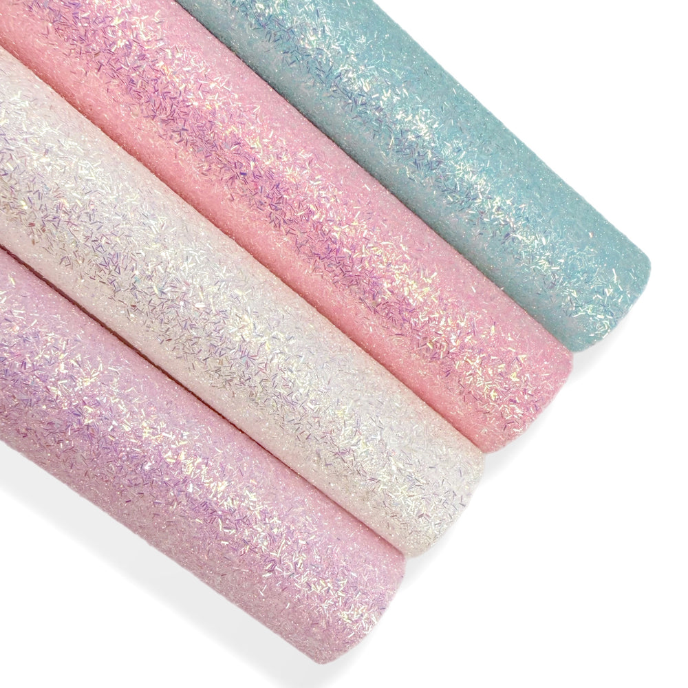 Frosted Tinsel | Premium Chunky Glitter Fabric