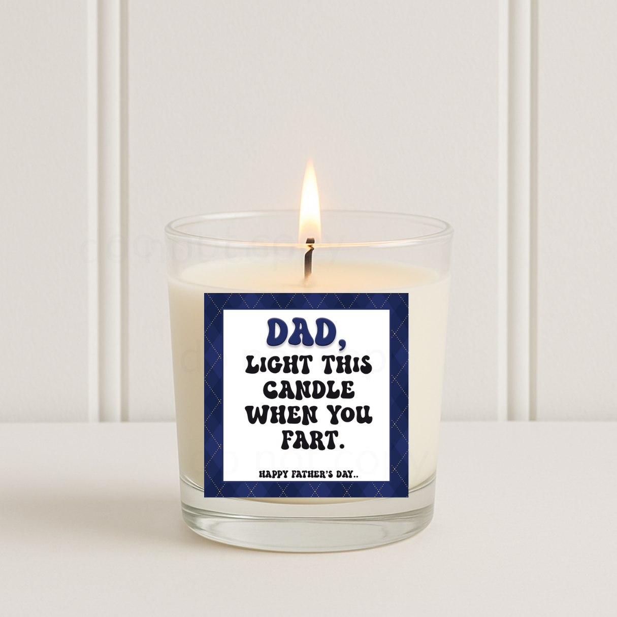 LIGHT WHEN DAD F*RTS | CANDLE SOLVENT STICKERS - Eliza Henri