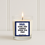 LIGHT WHEN DAD F*RTS | CANDLE SOLVENT STICKERS - Eliza Henri