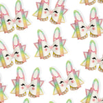 BETSY BUNNY FAUX LEATHER DIY HAIR BOW LOOPS & CRAFT CUTOUT SHEETS - Eliza Henri