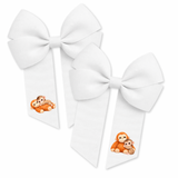 DTF MINI BOW TRANSFERS- BRAVE LITTLE MONKEY- PACK OF 3 - Eliza Henri