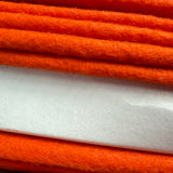 Orange- Merino Wool Blend Felt- 1m x 90cm