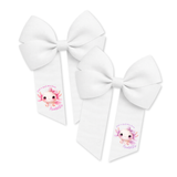 DTF MINI BOW TRANSFERS- JUST A GIRL WHO LOVES AXOLOTL'S - PACK OF 3 - Eliza Henri
