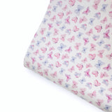 Pastel Butterfly Skies Premium Faux Leather Fabric - Eliza Henri