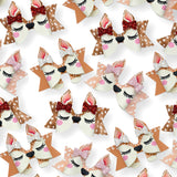 FREYA FAWN FAUX LEATHER DIY HAIR BOW LOOPS & CRAFT CUTOUT SHEETS
