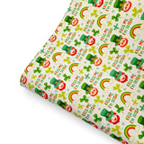 Kiss Me I'm Irish Premium Faux Leather Fabric