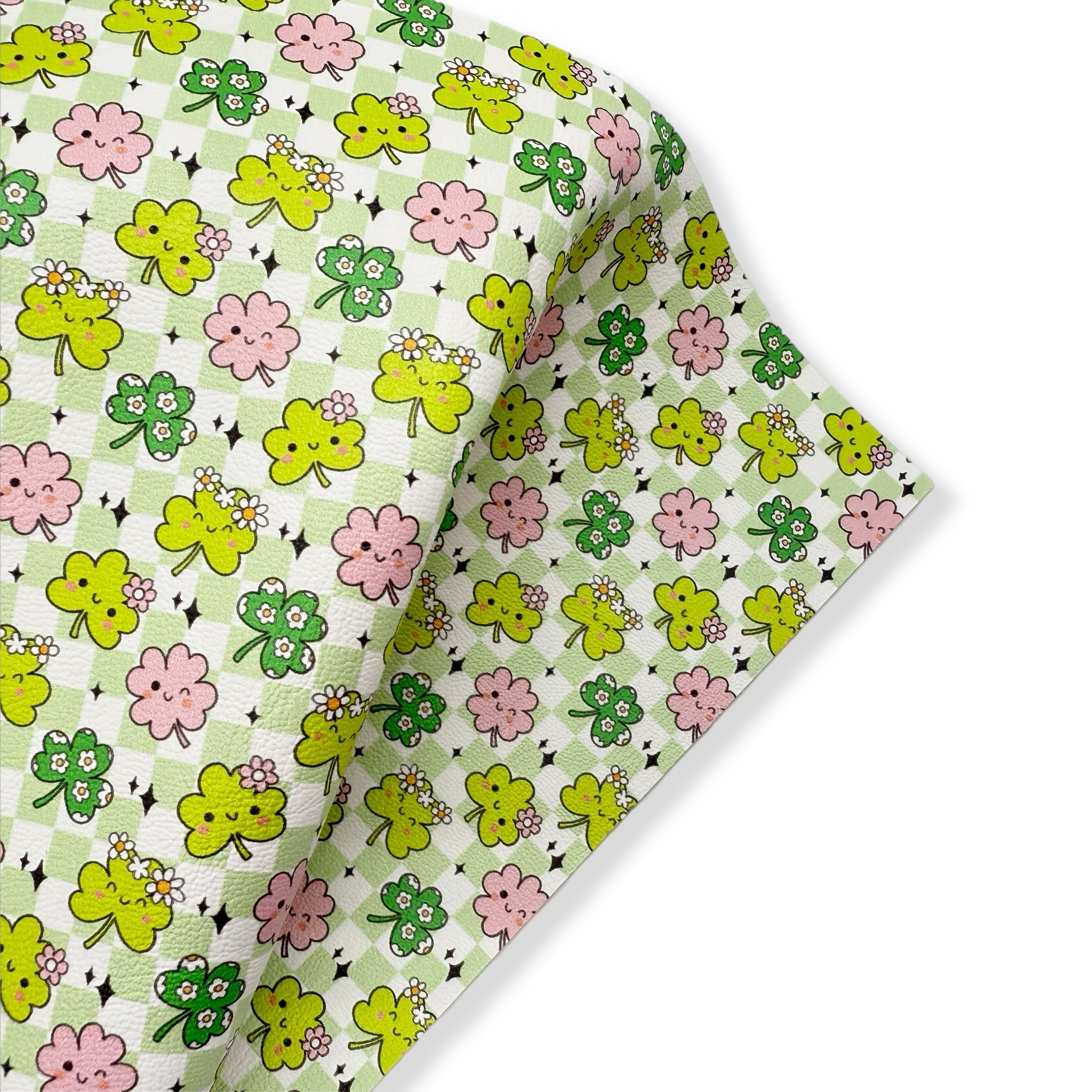 SUPER SWEET SHAMROCKS PREMIUM FAUX LEATHER FABRICS - Eliza Henri