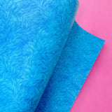 BLUE FLUFF | PREMIUM FAUX LEATHER FABRICS - Eliza Henri