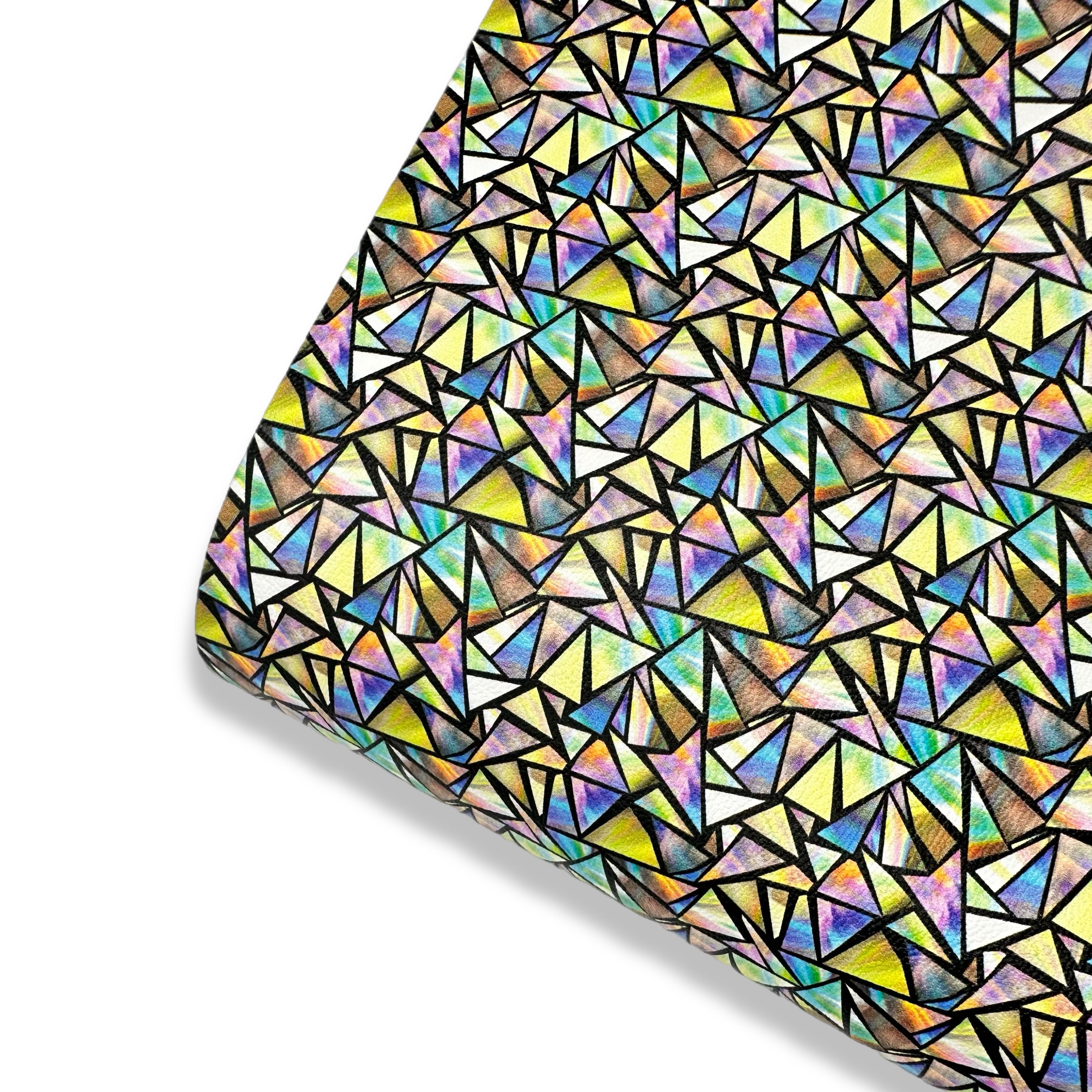 Kaleidoscope Premium Faux Leather Fabric - Eliza Henri