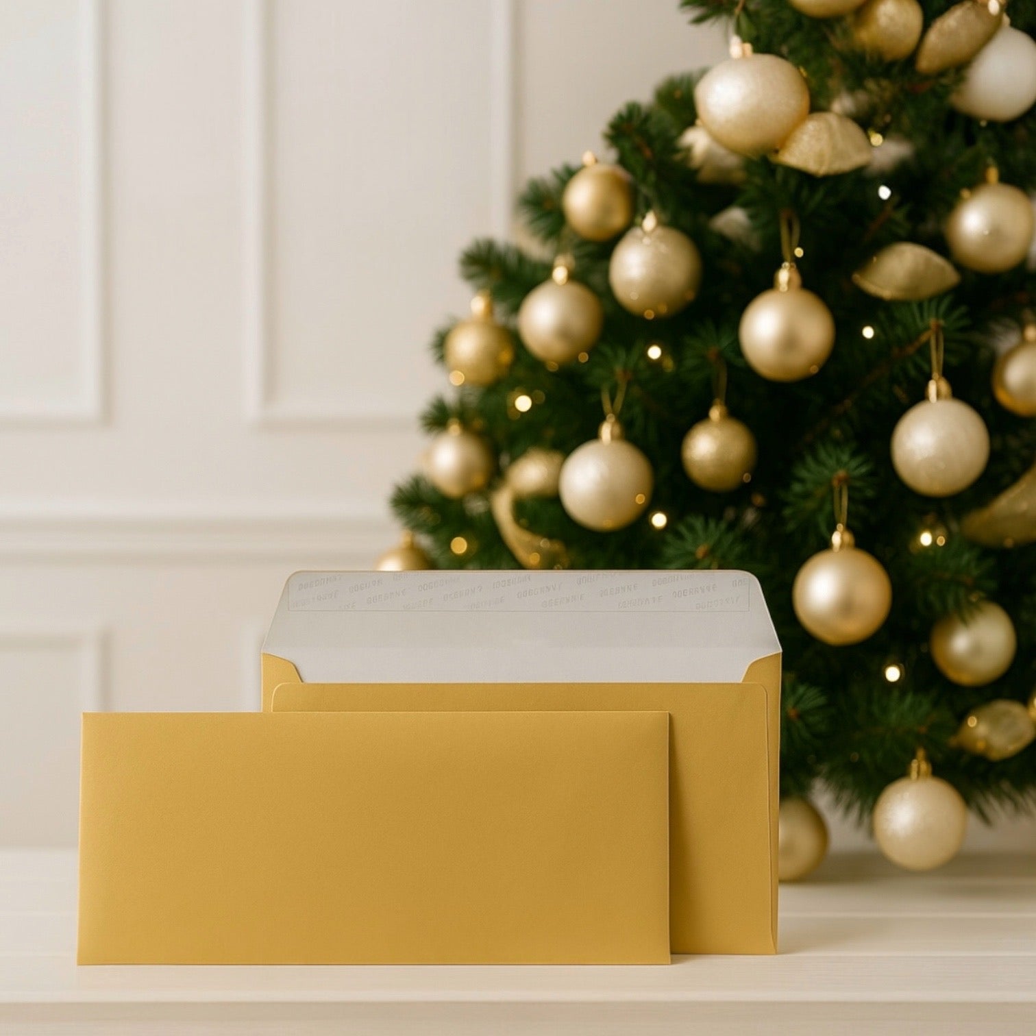 METALLIC GOLD TICKET ENVELOPES - Eliza Henri