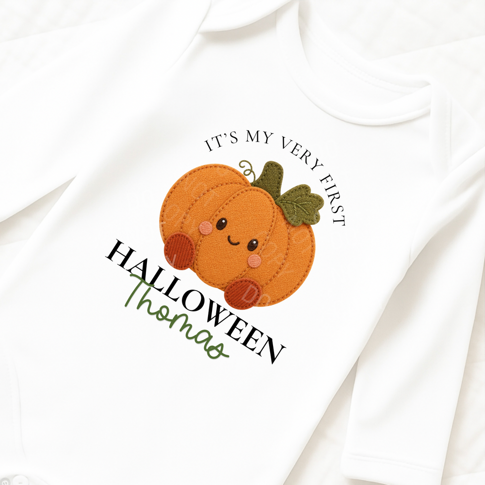 My First Halloween- Pumpkin | DTF Transfers