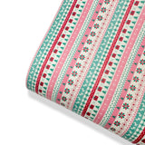 Winter Fairisle Premium Faux Leather Fabric