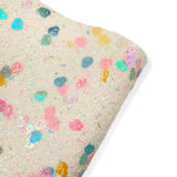 Twinkles & Confetti | Premium Chunky Glitter Fabric