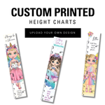 CUSTOM PRINTED HEIGHT CHARTS- LEATHERETTE - Eliza Henri
