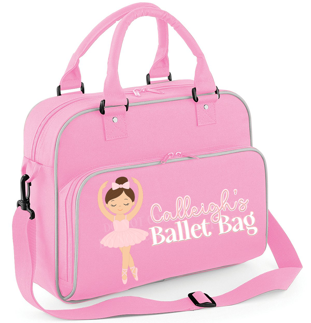 DTF TRANSFER - DANCE BAGS- PINK BALLERINAS - Eliza Henri