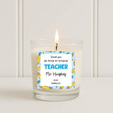 PERSONALISED BLUE PENCILS | CANDLE SOLVENT STICKERS - Eliza Henri