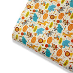 Zoo Birthday Party Premium Faux Leather Fabrics - Eliza Henri