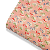 Watercolour Snowmen Premium Faux Leather Fabric