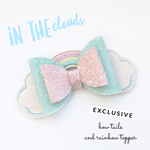 2 IN 1 BOW TAILS & TOPPERS- IN THE CLOUDS COLOUR CHANGE BOW TAILS - Eliza Henri