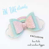 2 IN 1 BOW TAILS & TOPPERS- IN THE CLOUDS COLOUR CHANGE BOW TAILS - Eliza Henri
