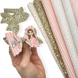 MAKE UP DOLLY BOWS 3.5” | PRE CUT DIY HAIR BOW LOOPS - Eliza Henri