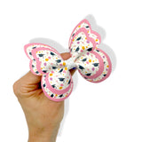 It’s my Graduation Butterfly Pinch Bows | DIY Cut Out Faux Leather Fabric Sheets