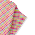 SPRING PLAID PREMIUM FAUX LEATHER FABRICS - Eliza Henri