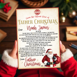 LETTER FROM FATHER CHRISTMAS - 2025 STANDARD EDITION- A4 PREMIUM CARD