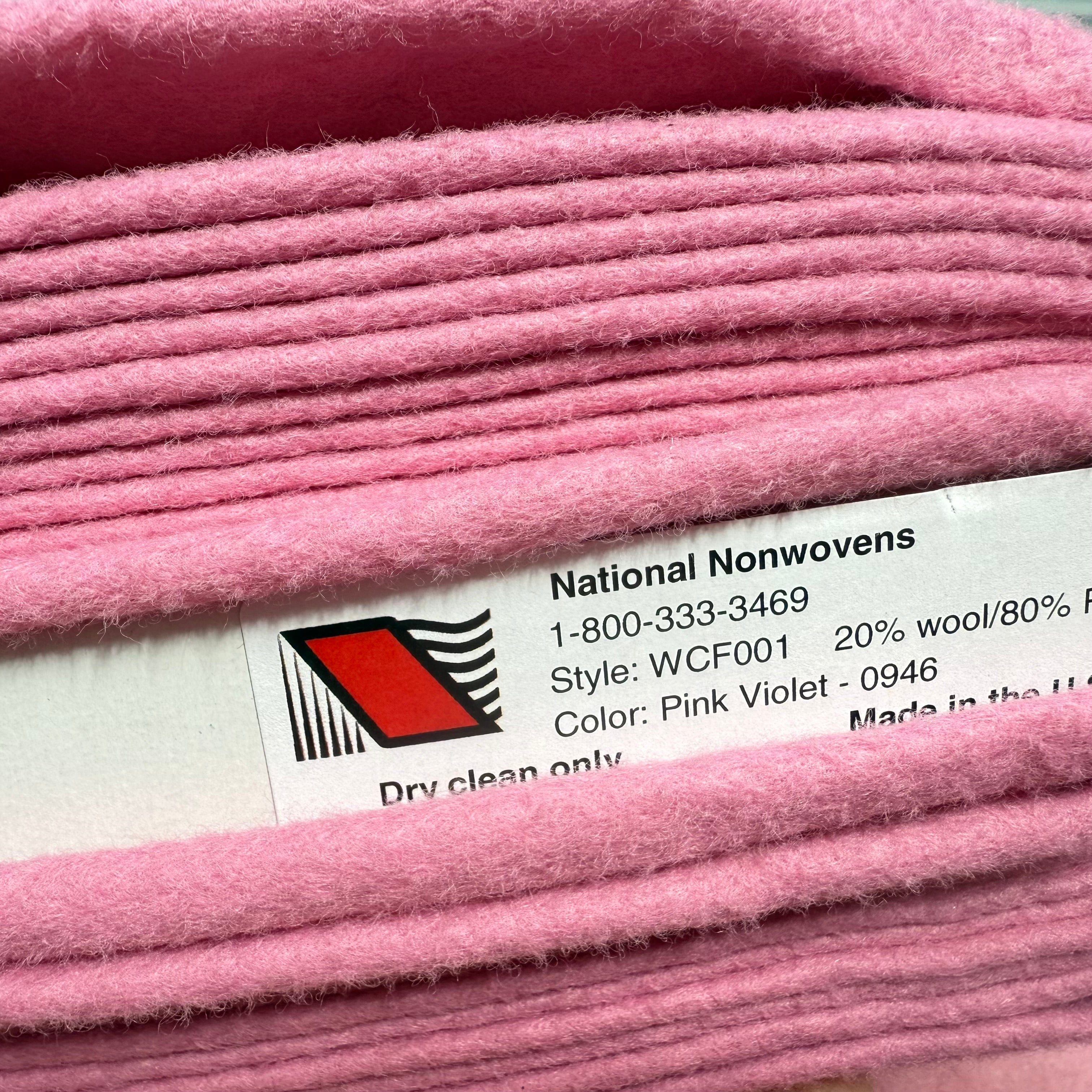 Pink Violet- Merino Wool Blend Felt- 1m x 90cm - Eliza Henri