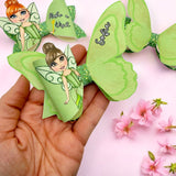 3D FAIRY WING GREEN DOLLY 3.5” | DIY HAIR BOW LOOP CUTOUTS