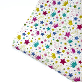 Limited Edition Party Crowns Chunky Glitter Fabric - Eliza Henri