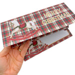 Merry Christmas- Traditional Rocking Horse Printed- Trifold Wallet Envelopes - Eliza Henri
