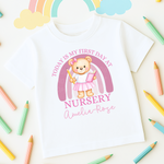 CUSTOM DTF TRANSFER | FIRST DAY AT NURSERY- PINK - Eliza Henri