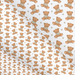 FLOWER BEAR CANVAS LUX PREMIUM PRINTED FABRIC- 3 SIZES - Eliza Henri