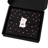 HEY BOO CUTE GHOST CUSTOM CUT SOLVENT STICKER- GLOSSY OR MATTE