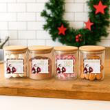 HOT CHOCOLATE STATION- STICKER SET- SIGNATURE TARTAN