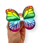 Rainbow Pixie Butterfly Pinch Bows DIY Cut Out Faux Leather Fabric Sheets - Eliza Henri