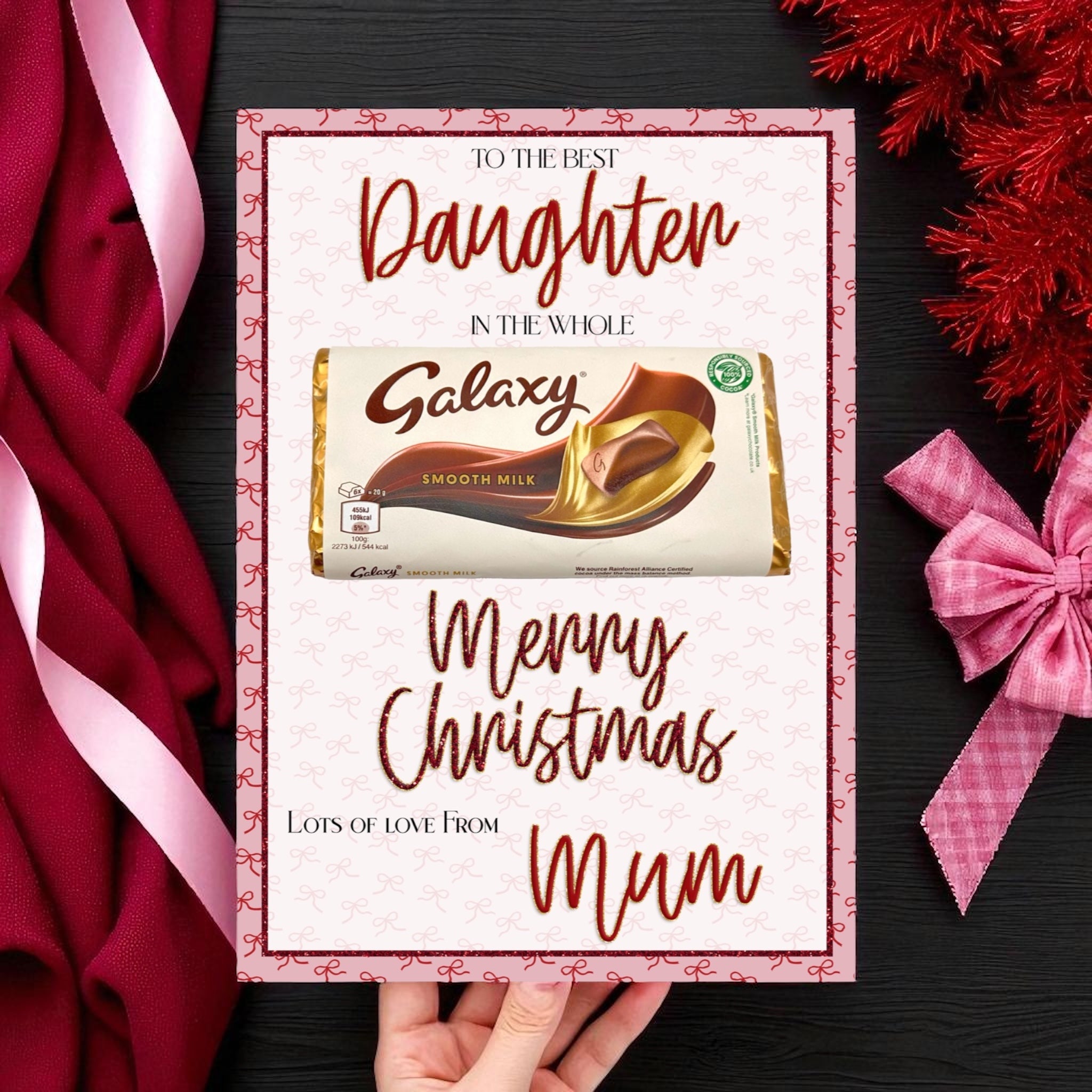 PINK & RED BOWS MERRY CHRISTMAS | IN THE WHOLE GALAXY BOARD - Eliza Henri
