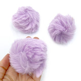 Luxury Fluffy Pom Poms with elastic Hoops 8cm - Eliza Henri