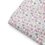 Unicorn Birthday Party Premium Faux Leather Fabric Sheets - Eliza Henri