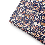 Woodland Babies Floral Premium Faux Leather Fabric Sheets - Eliza Henri