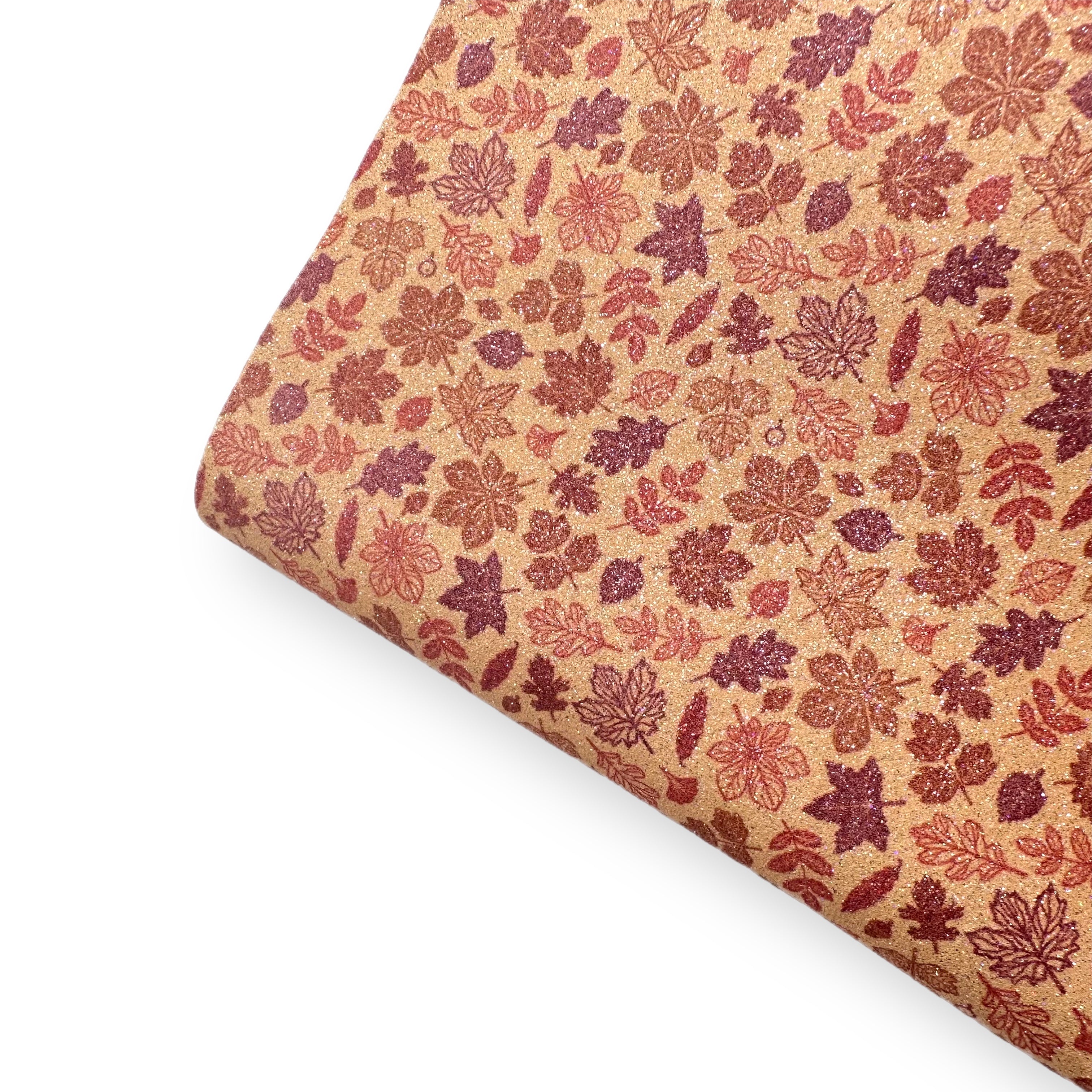 Autumn Breeze Printed Fine Core Glitter Fabric - Eliza Henri