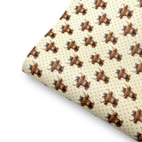 Highland Cows Premium Faux Leather Fabric Sheets - Eliza Henri