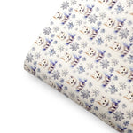Snowy Fox Premium Faux Leather Fabric Sheets - Eliza Henri