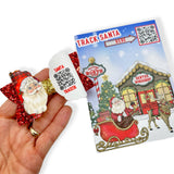 Santa Tracker Bow Display Cards- Pack of 4