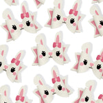 BOW BUNNY FAUX LEATHER DIY HAIR BOW LOOPS & CRAFT CUTOUT SHEETS - Eliza Henri