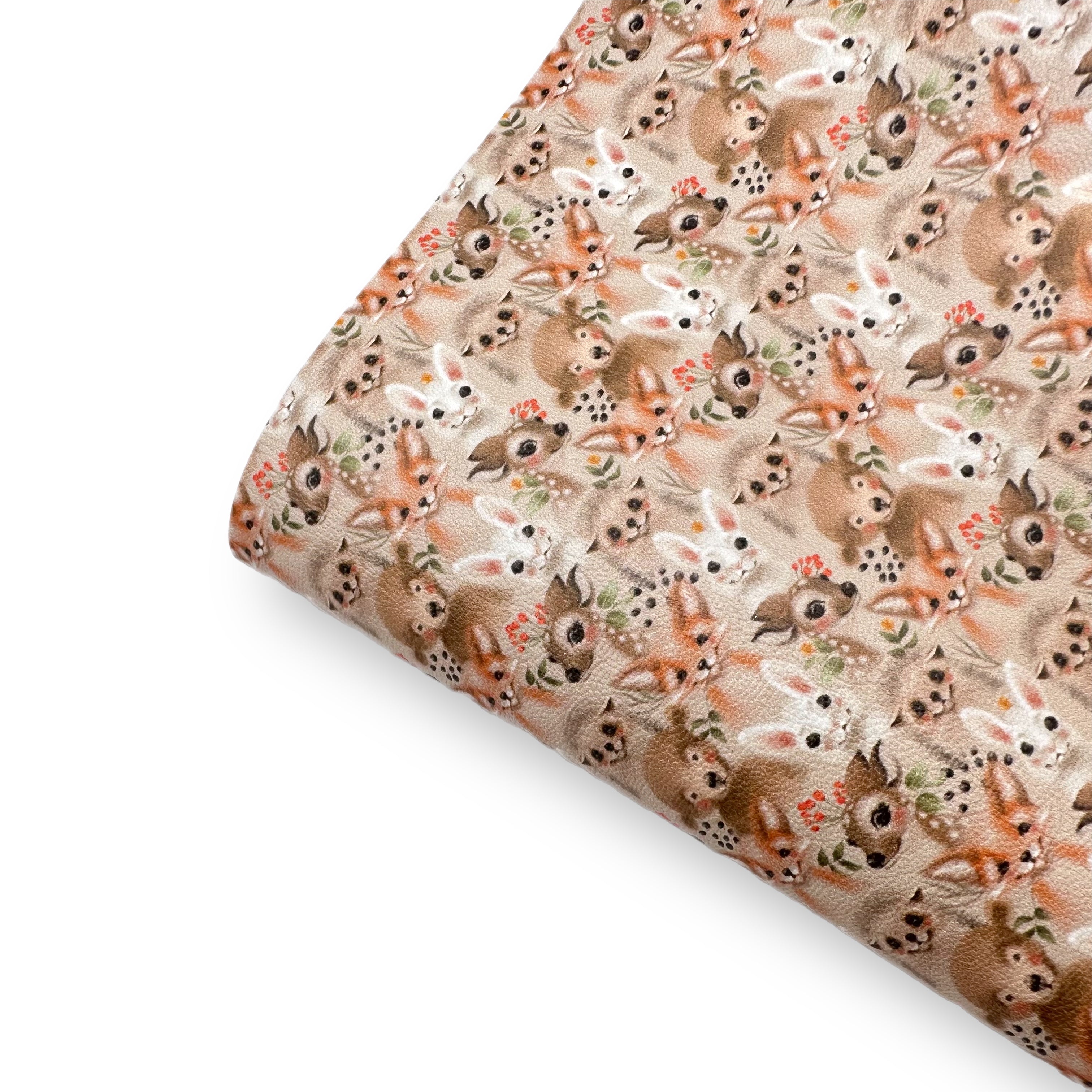 Woodland Family Premium Faux Leather Fabric Sheets - Eliza Henri
